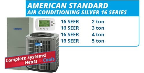 American Standard Silver 16 Series Units